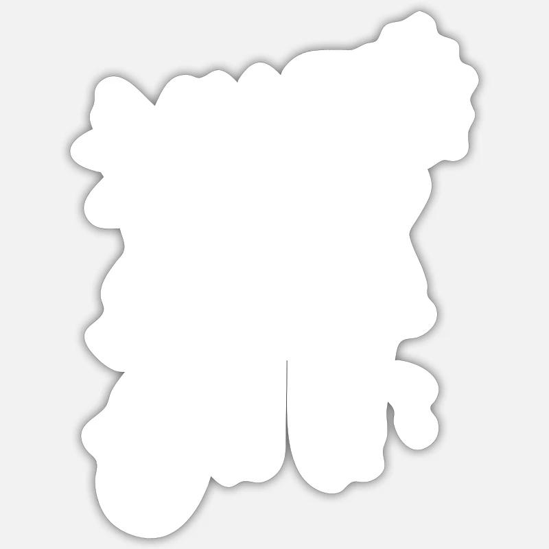 Alles wird gut! - Sticker Größe S (10 x 10 cm) - Mattweiß