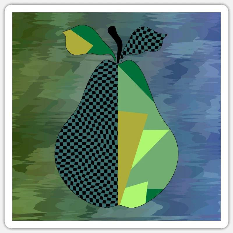 Pear Sticker size S (10 x 10 cm)