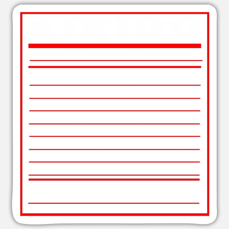 Sticker size S (10 x 10 cm) - 