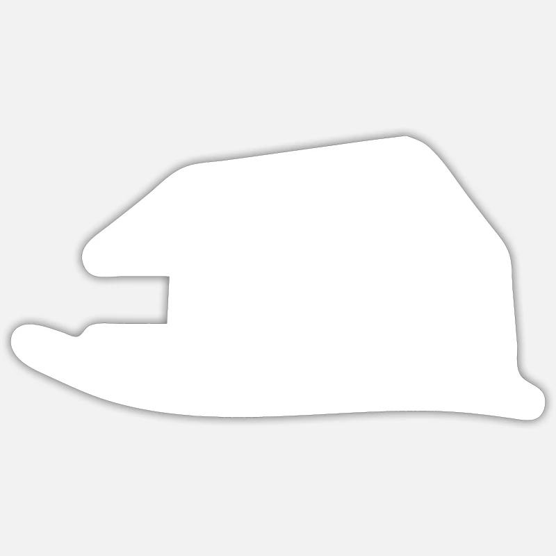 Maison - Sticker taille S (10 x 10 cm) - blanc mat