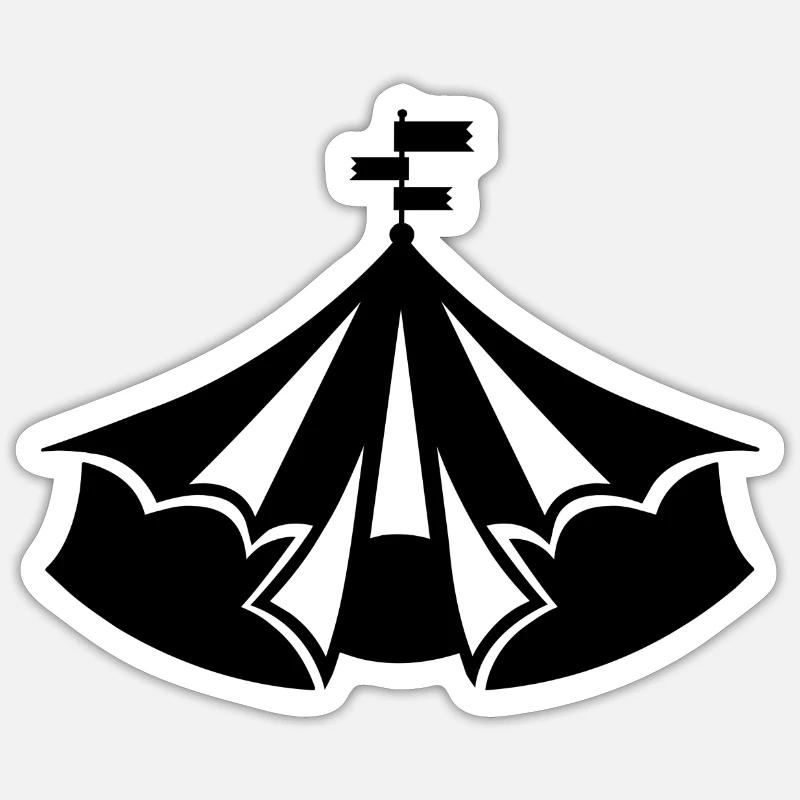 circus Sticker size S (10 x 10 cm)