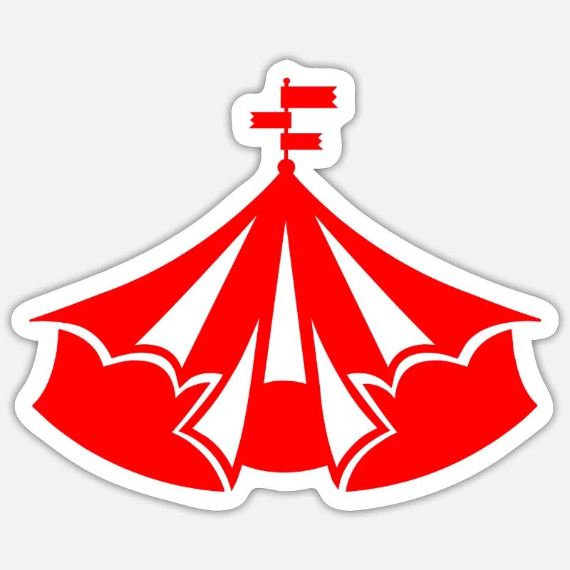 circus Sticker size S (10 x 10 cm)