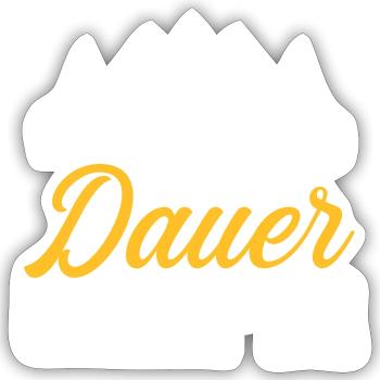 camping - Sticker size S (10 x 10 cm) - white matte - Front