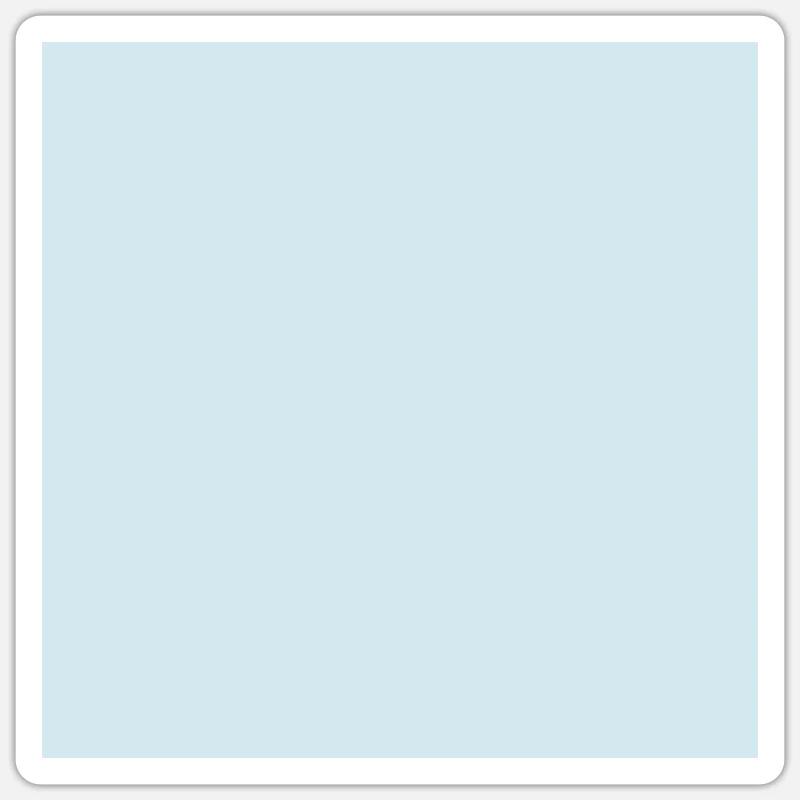 Mint customizable face mask - Sticker size S (10 x 10 cm) - white matte