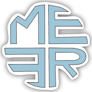 Meer türkis - Sticker Größe S (10 x 10 cm) - Mattweiß - Vorne