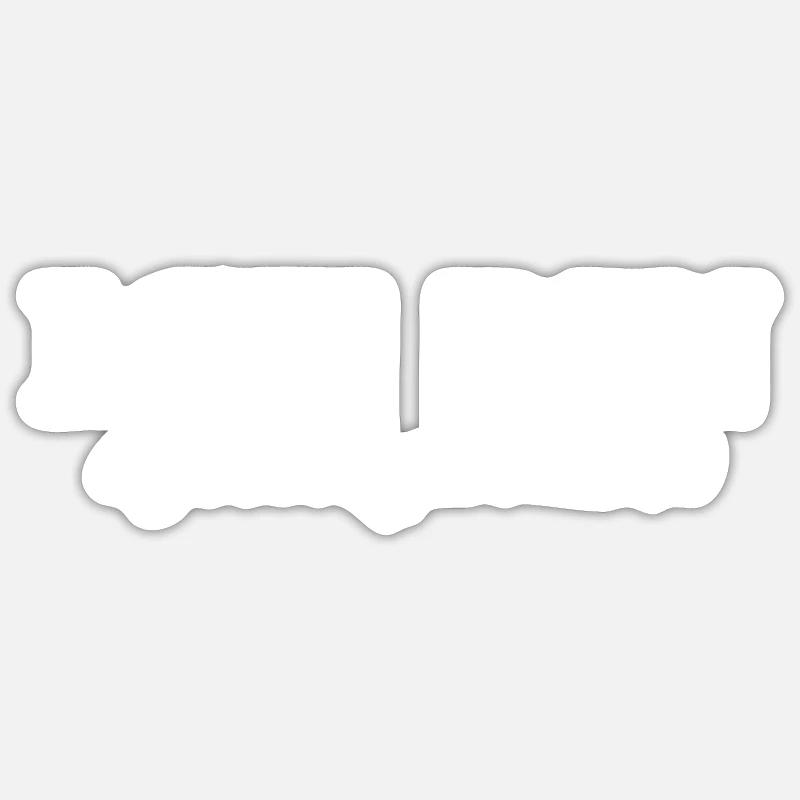 Systemrelevant - lustig - Geschenk - Protest -blck - Sticker Größe S (10 x 10 cm) - Mattweiß