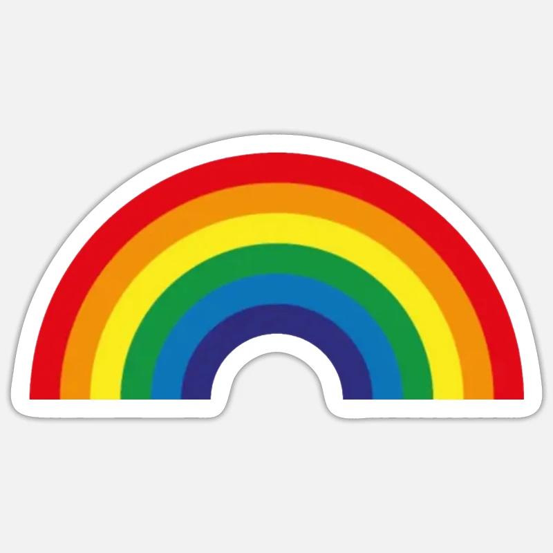 Regenbogen Sticker Größe S (10 x 10 cm)