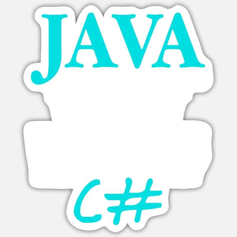 Programmer - Sticker size S (10 x 10 cm) - white matte