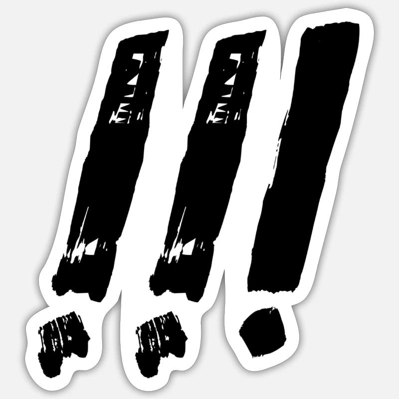 emphatically Sticker size S (10 x 10 cm)