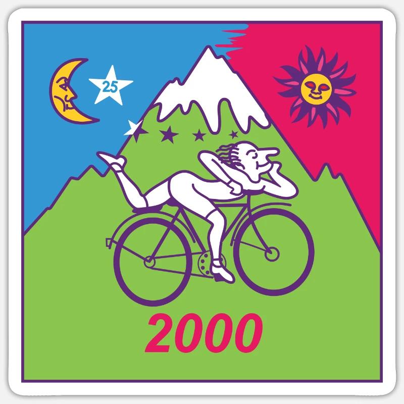 Albert Hofmann LSD 2000 - Sticker size S (10 x 10 cm) - white matte