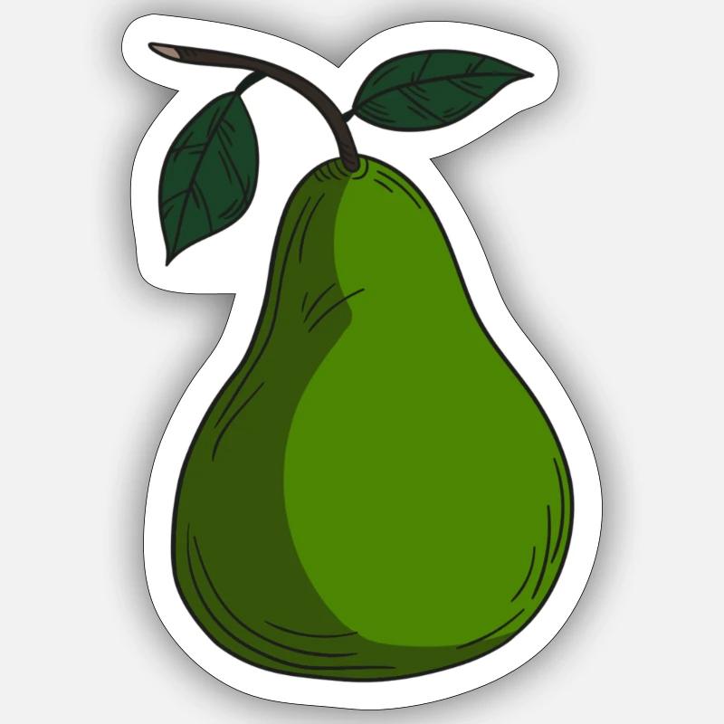 pear Sticker size S (10 x 10 cm)