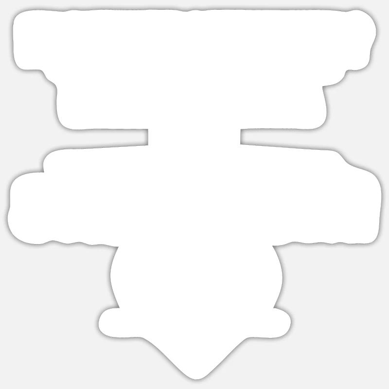 KRANKENSCHWESTER - SUPERHELDIN - Sticker Größe S (10 x 10 cm) - Mattweiß