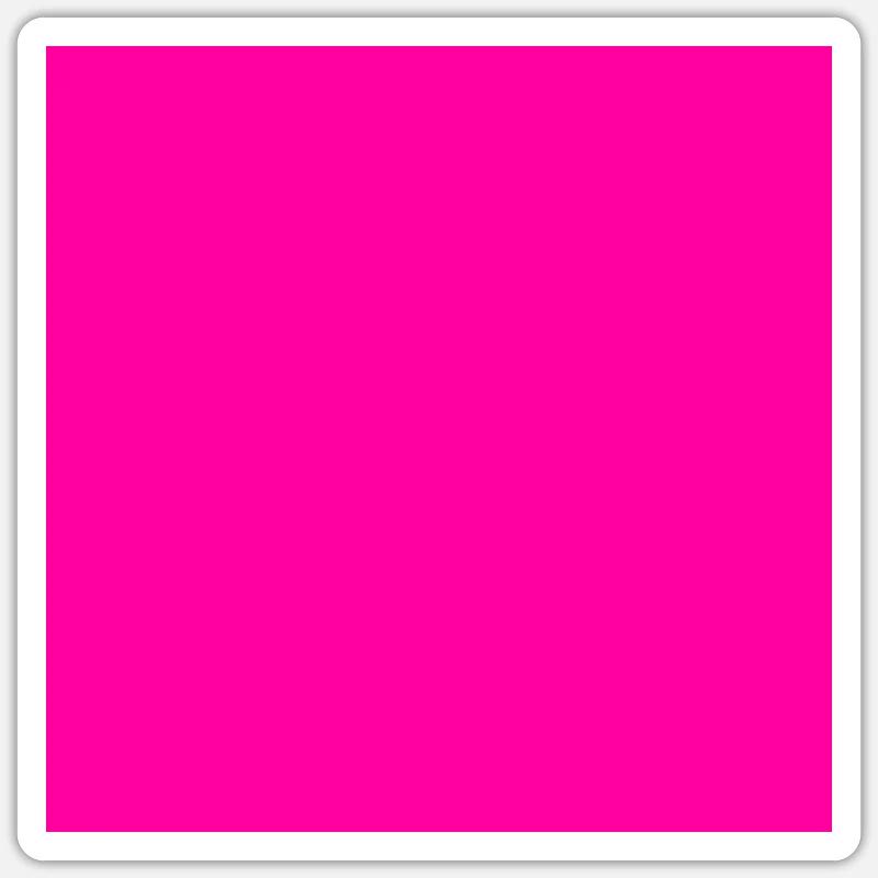 Background pink, customizable Sticker size S (10 x 10 cm)