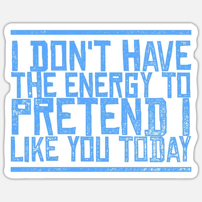 Sarkastischer Kommentar - Sticker Größe S (10 x 10 cm) - Mattweiß