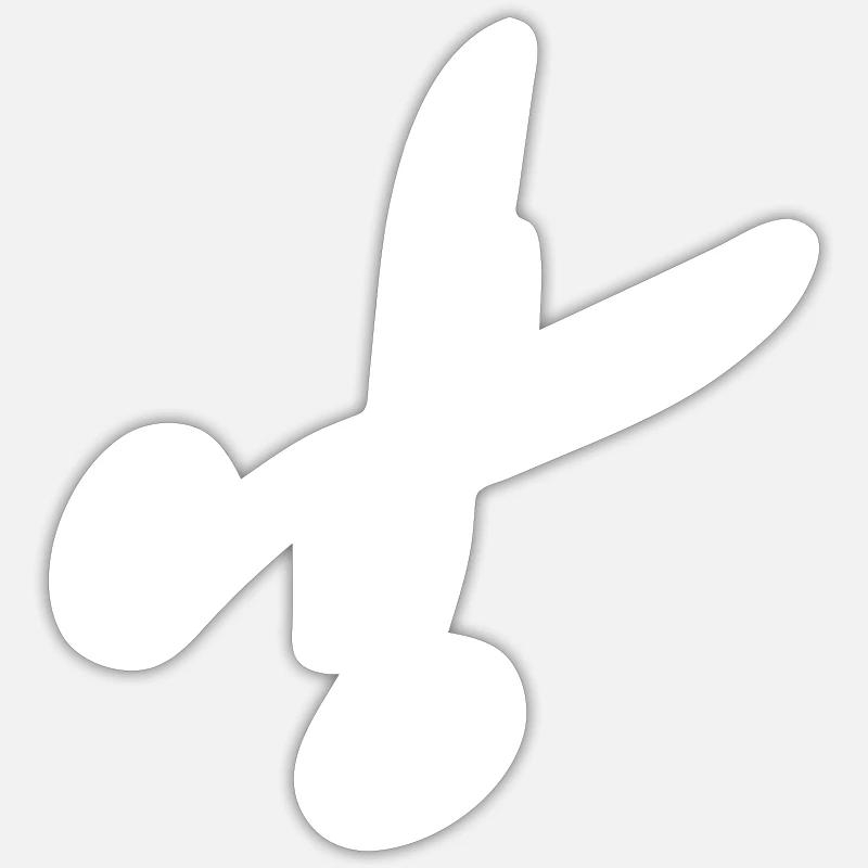 les ciseaux Sticker taille S (10 x 10 cm)