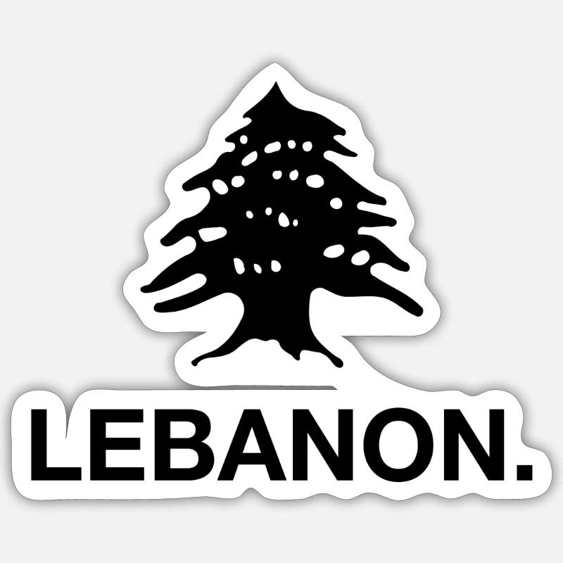 Libanon Beirut Libanese Libanesin Libanesisch LBN Sticker Größe S (10 x 10 cm)