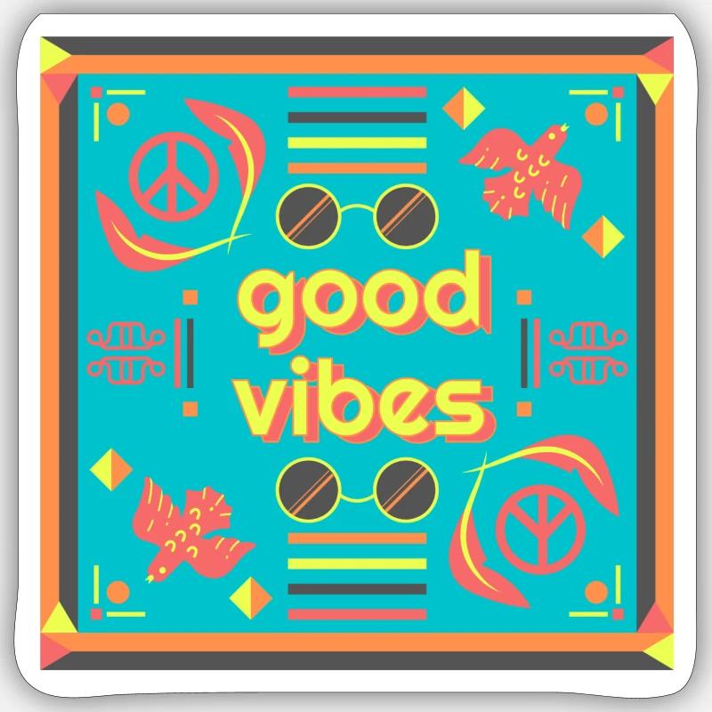 Sticker Größe S (10 x 10 cm) - 