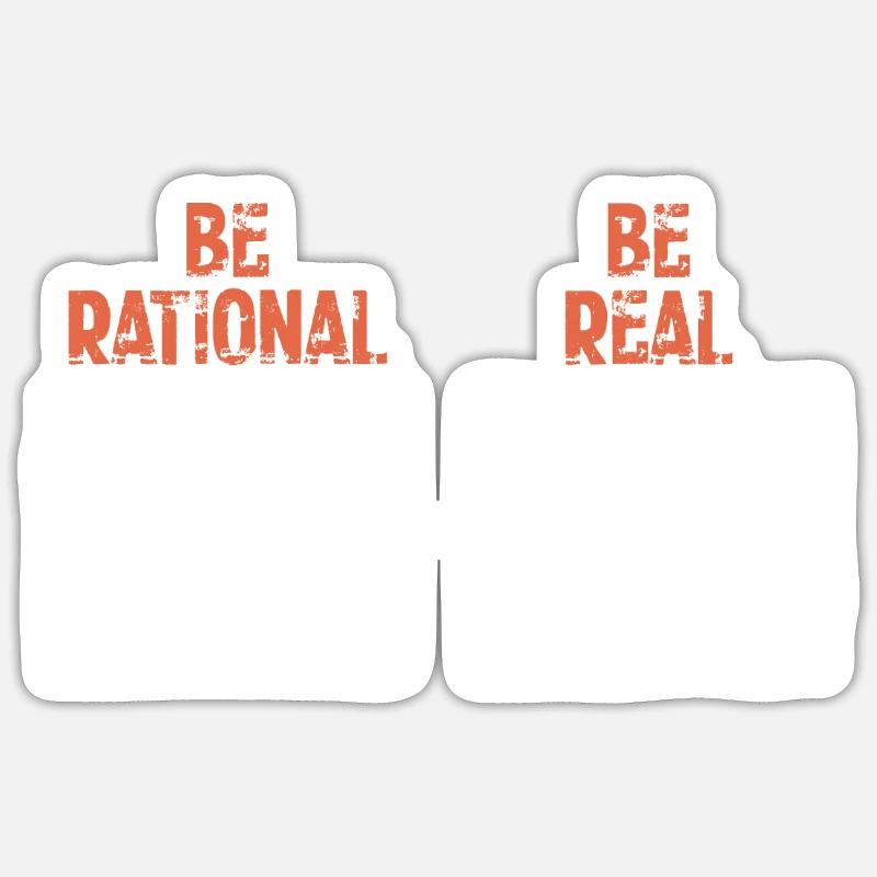 Mathematik Studium | Lehrer Mathematiker Geschenk - Sticker Größe S (10 x 10 cm) - Mattweiß