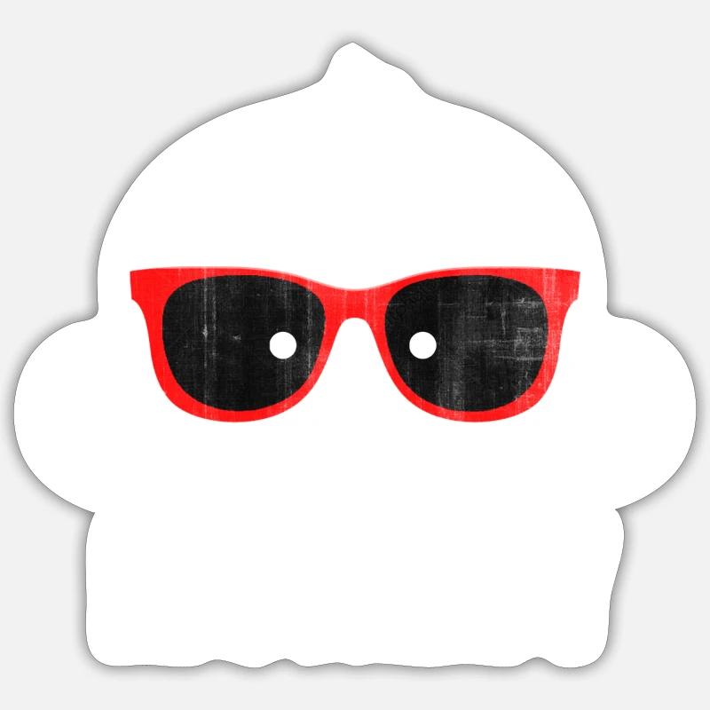 Monkey - Sticker size S (10 x 10 cm) - white matte