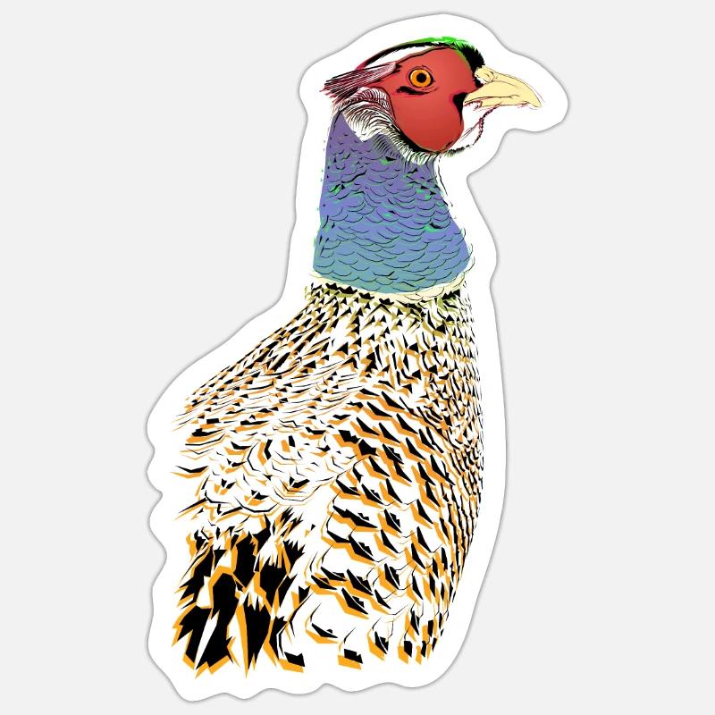 Phenominal Pheasant Sticker size S (10 x 10 cm)