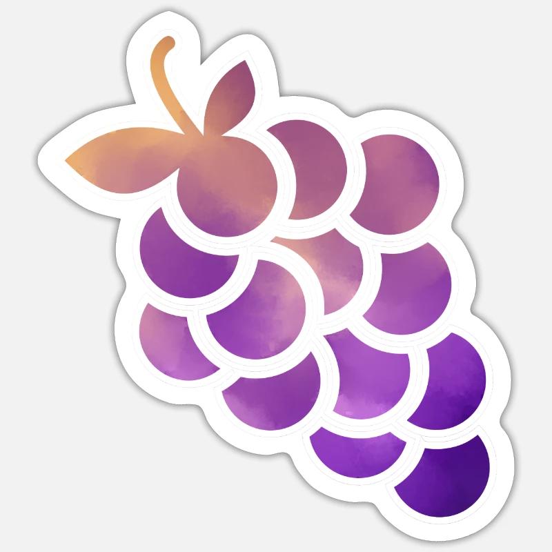 grape Sticker size S (10 x 10 cm)