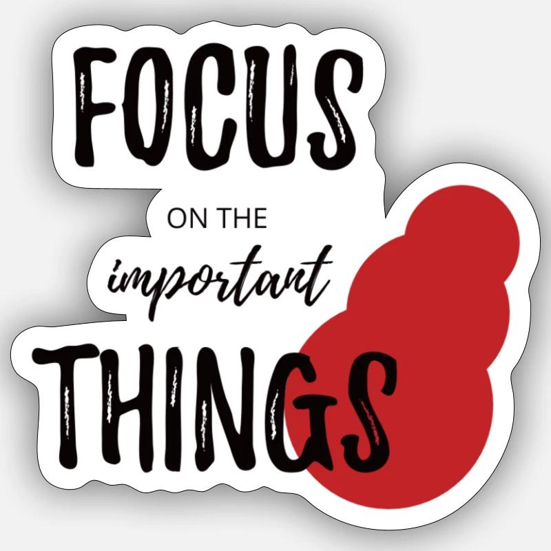 Focus, dog training, indication training Sticker size S (10 x 10 cm)