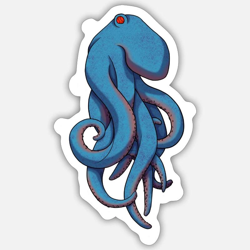 octopus Sticker size S (10 x 10 cm)