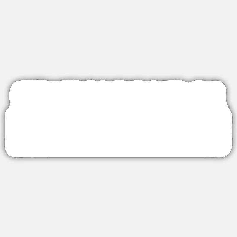 Sous-estimer - Sticker taille S (10 x 10 cm) - blanc mat