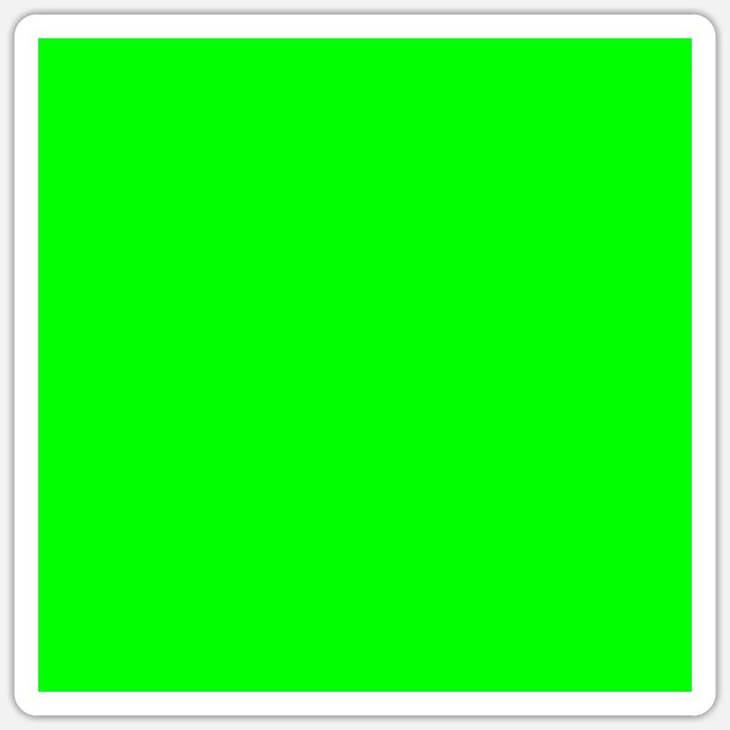personnaliser le modèle de texture d’arrière-plan vert - Sticker taille S (10 x 10 cm) - blanc mat