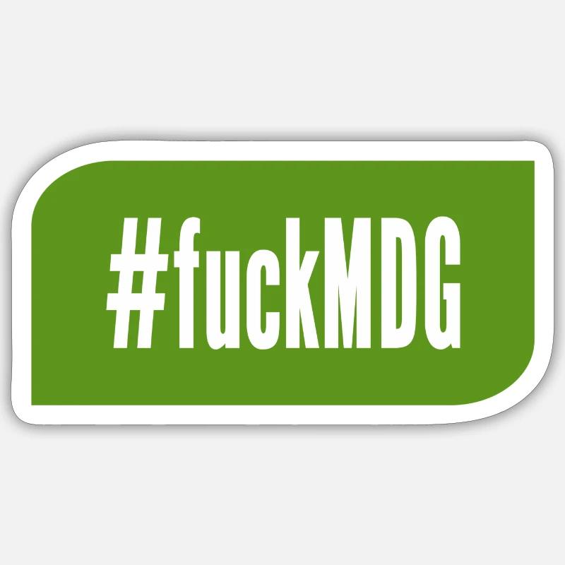 Fick MDG Sticker Größe S (10 x 10 cm)