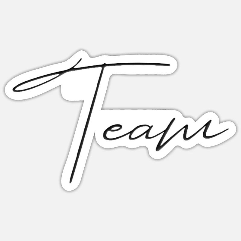 équipe Sticker taille S (10 x 10 cm)