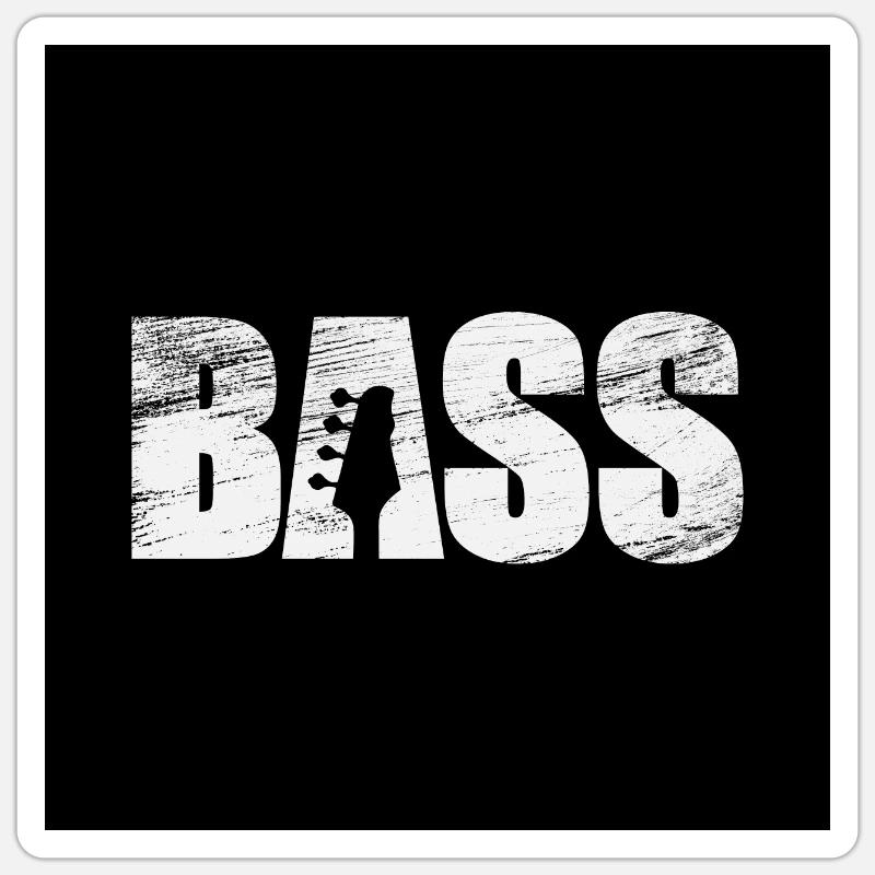 Basse Sticker taille S (10 x 10 cm)