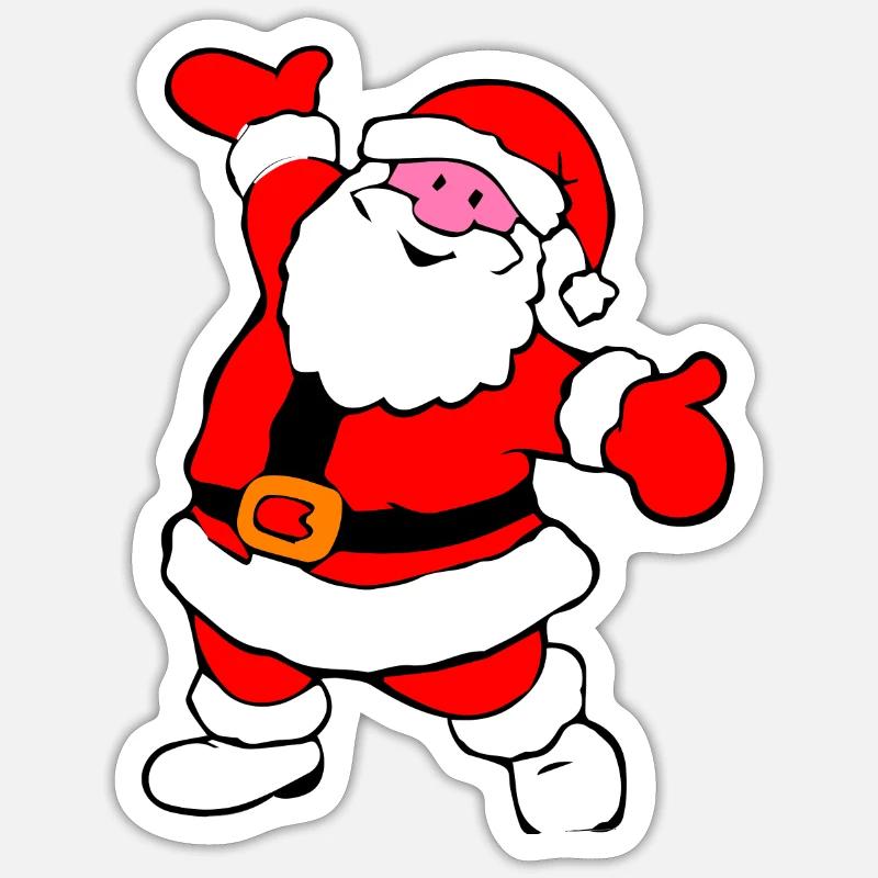 Nicholas - Sticker size S (10 x 10 cm) - white matte