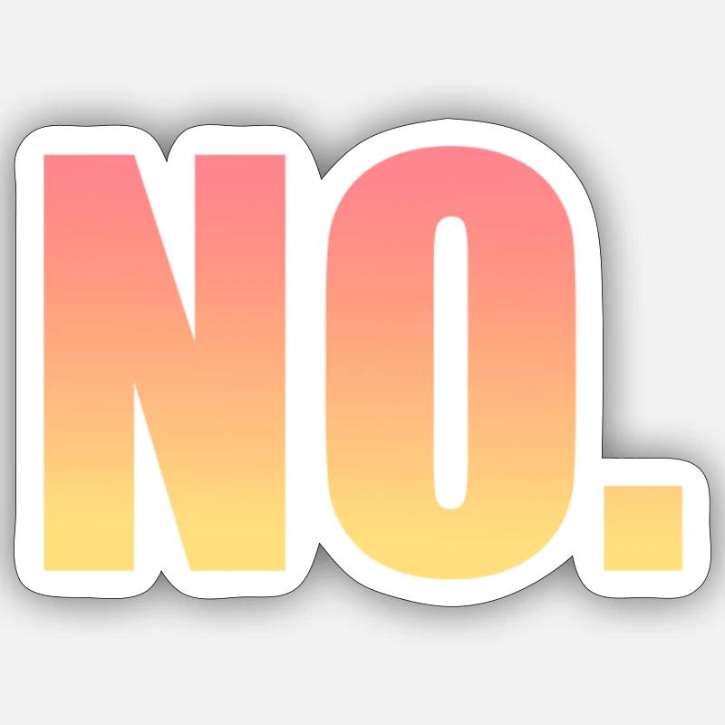 pas d'autocollant - Sticker taille S (10 x 10 cm) - blanc mat