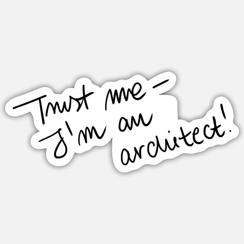 Architect Sticker size S (10 x 10 cm)