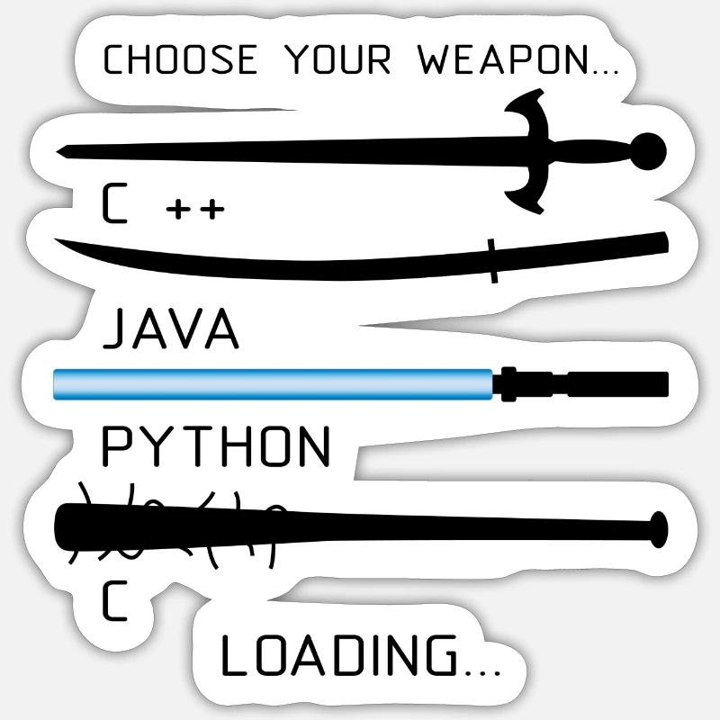 Coding Java Programmierer Beruf Geschenk Sticker Größe S (10 x 10 cm)