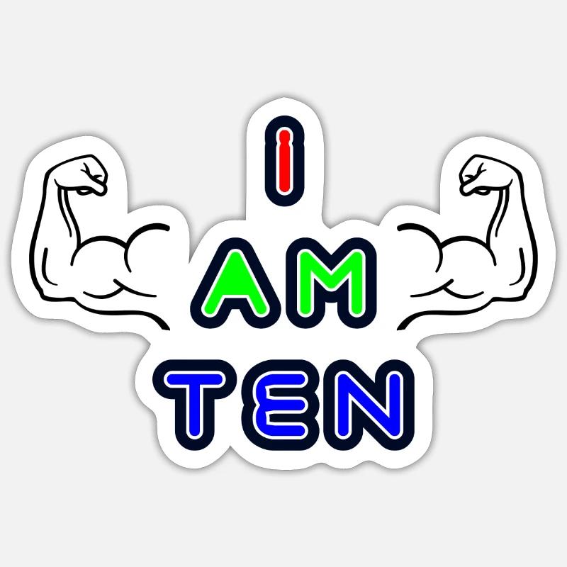 Sticker Größe S (10 x 10 cm) - 