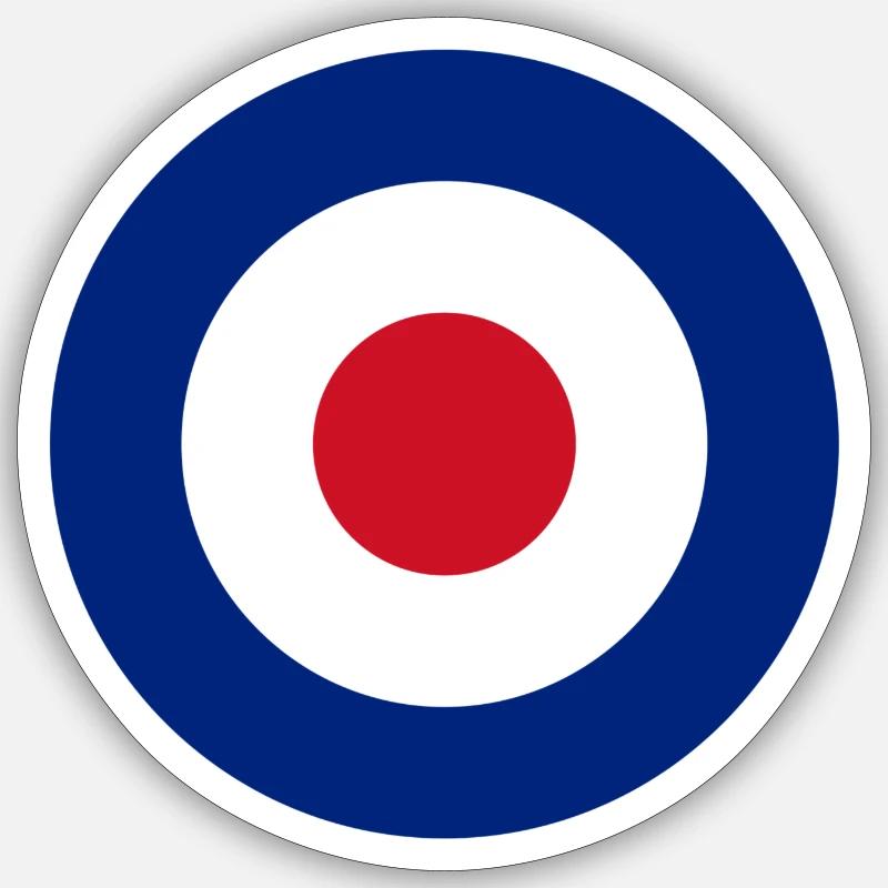 Mod Target - Randall Logo - Sticker size S (10 x 10 cm) - white matte