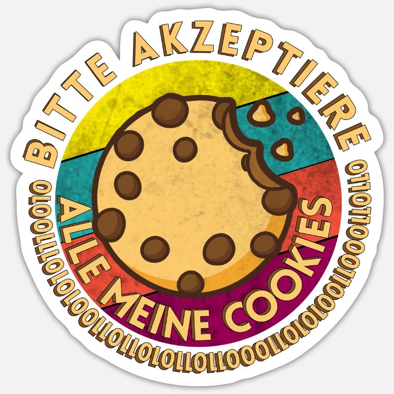 Retro Informatiker Coding Admin Sprüche Sticker Größe S (10 x 10 cm)