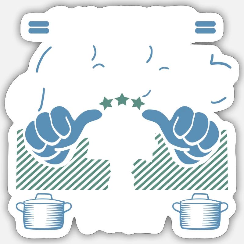 Sticker Größe S (10 x 10 cm) - 