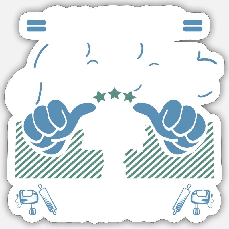 Sticker Größe S (10 x 10 cm) - 