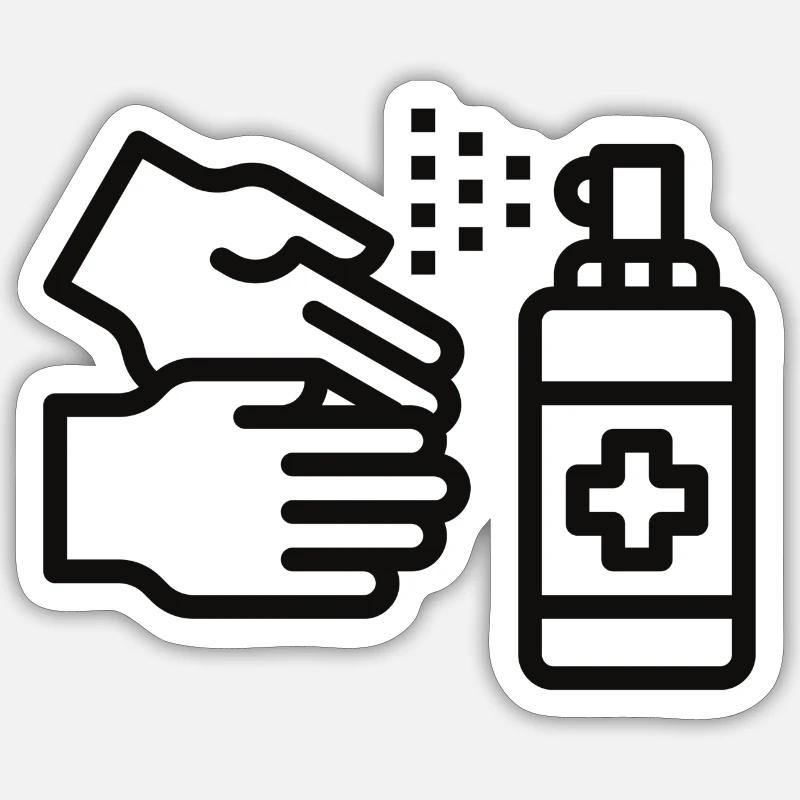 Sticker Größe S (10 x 10 cm) - 