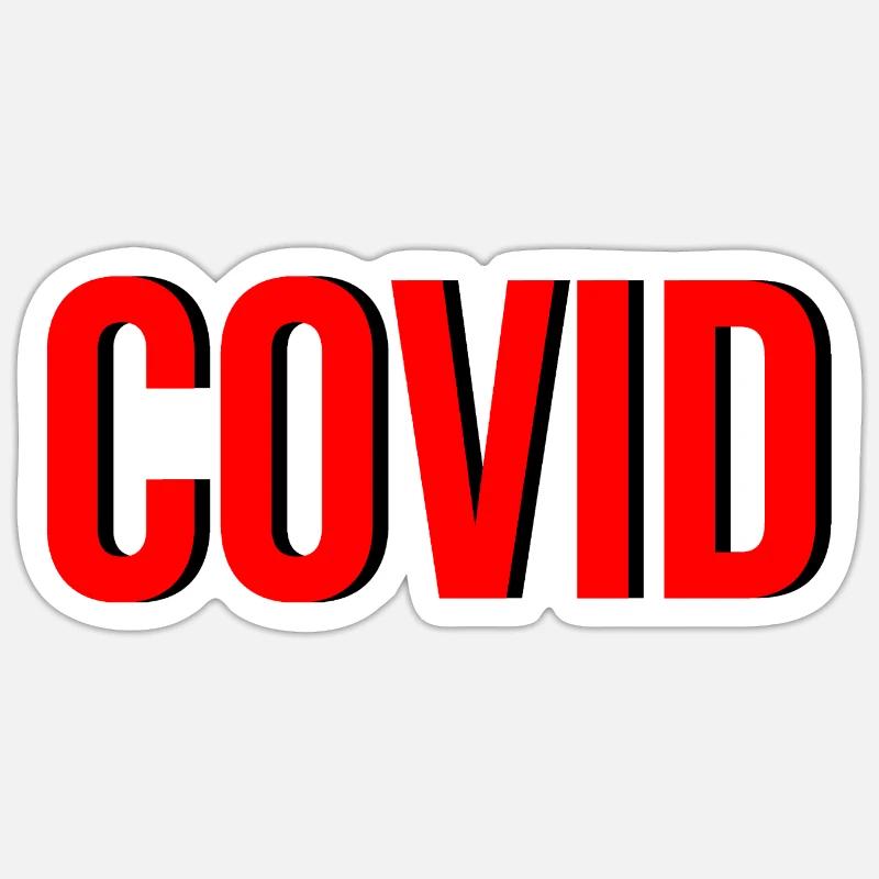 covid 19 coronavirus lockdown Sticker size S (10 x 10 cm)