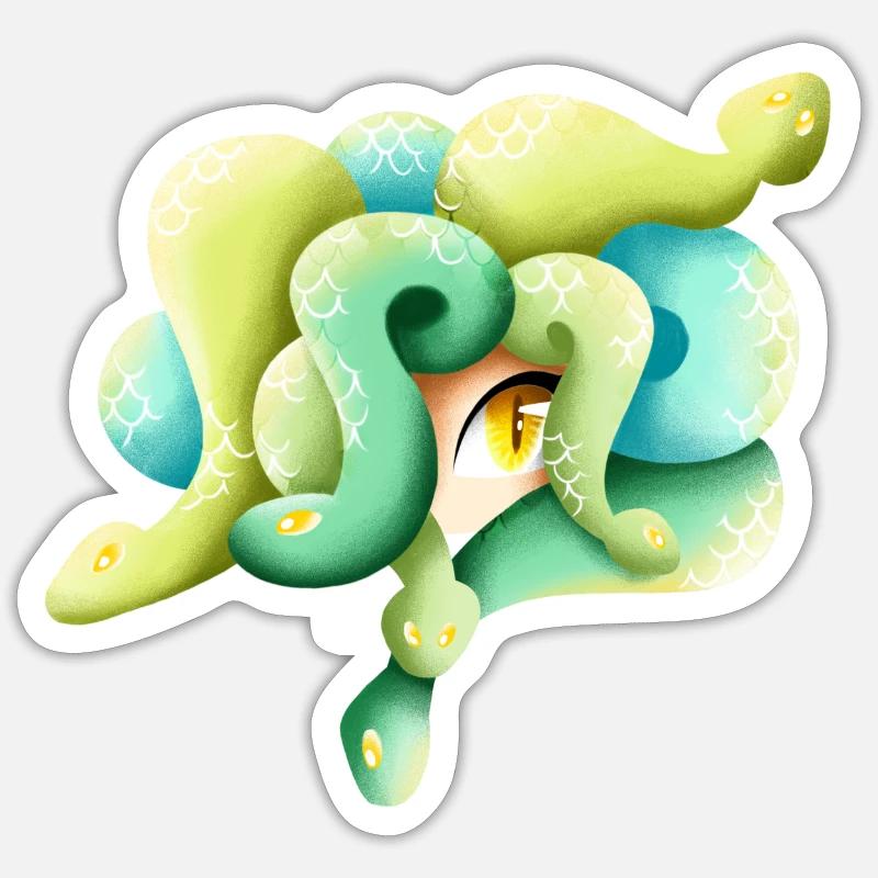 Jellyfish Sticker size S (10 x 10 cm)