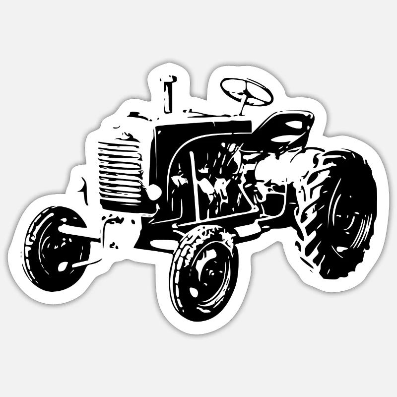 Traktor Oldtimer - Steyr - Sticker Größe S (10 x 10 cm)