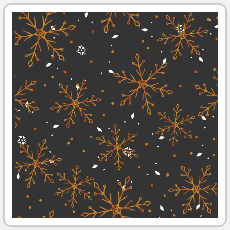 Ice crystal pattern Sticker size S (10 x 10 cm)