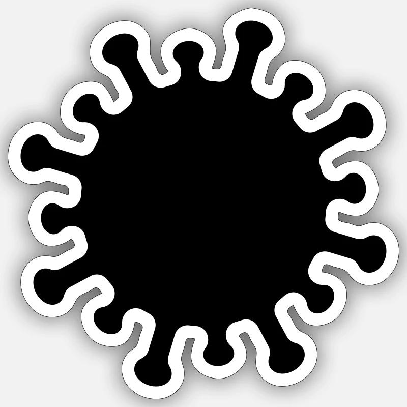 Sticker Größe S (10 x 10 cm) - 