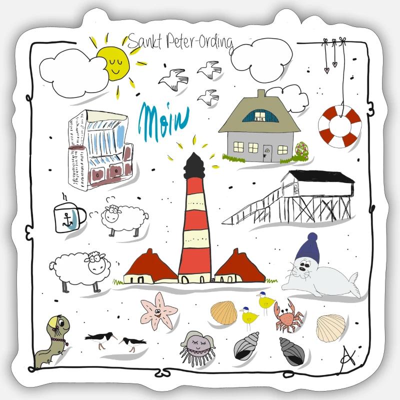 Sticker taille S (10 x 10 cm) - 