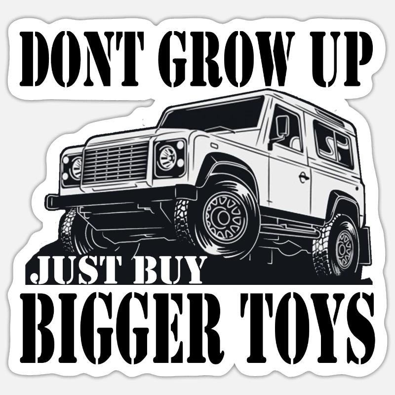 Defender Gift Gift - Sticker size S (10 x 10 cm) - white matte