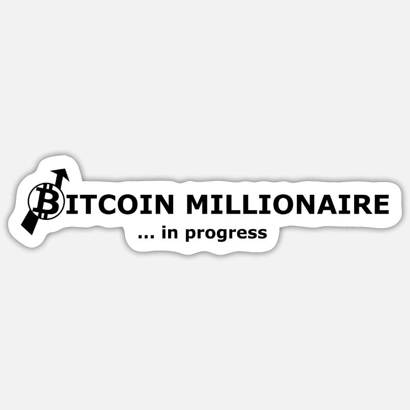 Bitcoin - Sticker size S (10 x 10 cm) - white matte